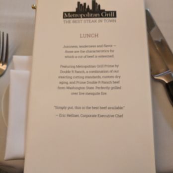 Metropolitan Grill - Menus - American Near Me - Seattle, Washington Metropolitan Grill - Menus - American Near Me - Seattle, Washington