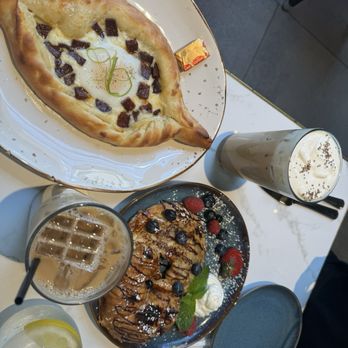 Samos Cafe & Grill - Ajarski Khachapuri *** - Mediterranean Near Me - Sherman Oaks, California Samos Cafe & Grill - Ajarski Khachapuri *** - Mediterranean Near Me - Sherman Oaks, California