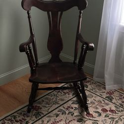 Dip & Strip - 100 year old rocker AFTER