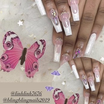 Bling Bling Nails & Spa - my nails from Linda - Nail Salons Near Me - Covina, California