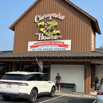 Chesapeake House - the front of the restaurant - Seafood Near Me - Myrtle Beach, South Carolina