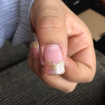 ProfessioNails & Spa - What the... Uneven glitter! - Day Spas Near Me - San Jacinto, California
