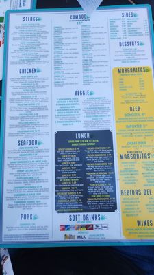 Menu photo 4 La Nopalera Jacksonville, FL