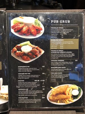Menu photo 7 The Franklin House Mississauga, ON