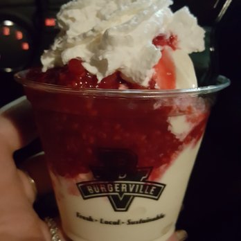 Burgerville - 7/25/2018 Last days of the delicious fresh raspberry sundae for this year. - Fast Food Near Me - Beaverton, Oregon