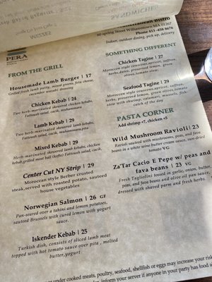 Menu photo 3 Plates Mediterranean Bistro Williamstown, MA