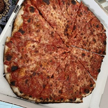 Sally’s Apizza - Mozzarella and Tomato Sauce Pie - Pizza Near Me - Stamford, Connecticut Sally’s Apizza - Mozzarella and Tomato Sauce Pie - Pizza Near Me - Stamford, Connecticut