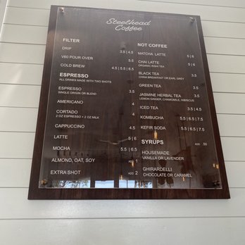 Steelhead Coffee - Menu - Coffee & Tea Near Me - Long Beach, California Steelhead Coffee - Menu - Coffee & Tea Near Me - Long Beach, California