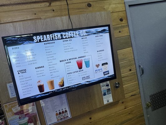 Menu photo 1 Spearfish Coffee Juneau, AK