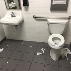 Social Security - Women's bathroom.
