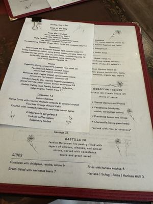 Menu photo 4 Cafe Mogador New York, NY