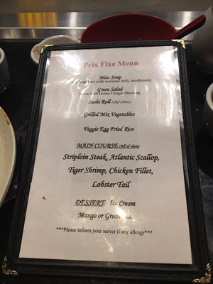 Menu photo 2 Hibachi Oakville, ON Menu photo 2 Hibachi Oakville, ON