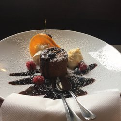 Jagdhütte - Chocolate lava cake with vanilla ice cream