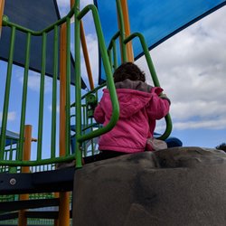 Rock climbing formation.