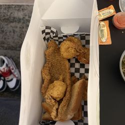 The Blazing Chicken Shack II - Catfish and shrimp