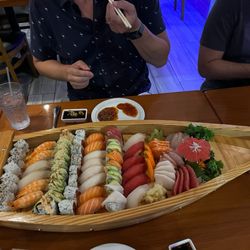 Lighthouse Thai Sushi - Party Boat for 4...feeds six adults just fine.