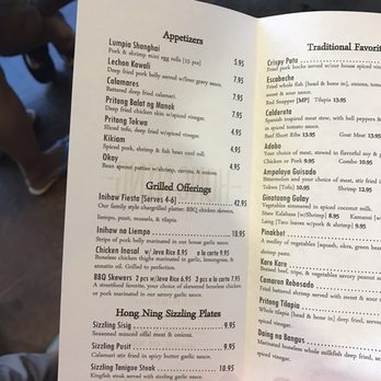 Hong Ning Restaurant - Menu - Filipino Near Me - Carol Stream, Illinois
