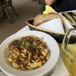 German Restaurant Stammtisch - German noodles with beef sauce