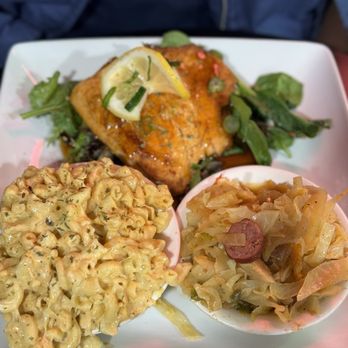 Kitchen Klassifieds - Honey Garlic Salmon  Fried Cabbage Baked Mac and Cheese - Caterers Near Me - Glen Burnie, Maryland