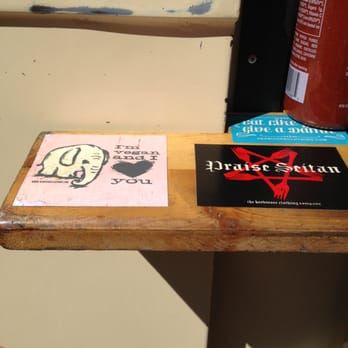 Vegan Van - Cute stickers at the counter - Vegan Near Me - Denver, Colorado Vegan Van - Cute stickers at the counter - Vegan Near Me - Denver, Colorado