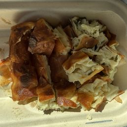 microwaved chopped up borek was not edible microwaved chopped up borek was not edible