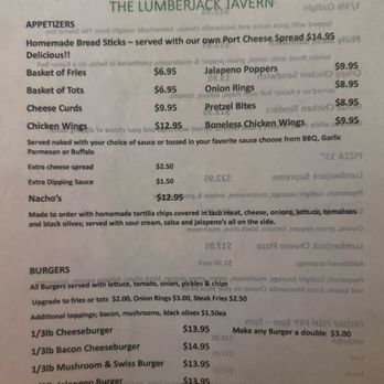 Lumberjack Tavern - The Lumberjack Tavern 7.5.25 menu - Bars Near Me - Big Bay, Michigan