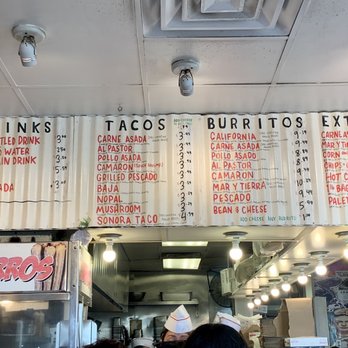 The Taco Stand - Menu - Food Stands Near Me - La Jolla, California
