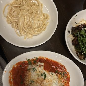 Fiori Italian - Chicken Parmesan with Alfredo- upcharge - Italian Near Me - Clayton, North Carolina Fiori Italian - Chicken Parmesan with Alfredo- upcharge - Italian Near Me - Clayton, North Carolina