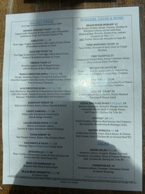 Menu photo 2 Numero Uno Beach House San Juan, PR Menu photo 2 Numero Uno Beach House San Juan, PR