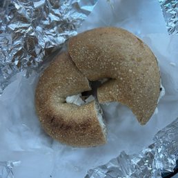 Wheat Bagel with Cream Cheese