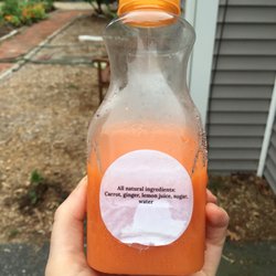 Gemini Caribbean Mart - Fresh carrot-ginger juice