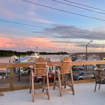 King Mackerels - the view from the deck of the restaurant - Seafood Near Me - Morehead City, North Carolina King Mackerels - the view from the deck of the restaurant - Seafood Near Me - Morehead City, North Carolina