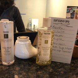 Sandava Spa - Some of tbt products used during my hydro facial