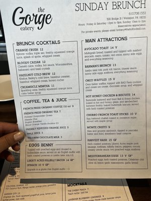Menu photo 6 The Gorge Eatery Weissport, PA