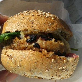 Maya Congee Cafe - Crab cake slider. Da bomb. - Coffee & Tea Near Me - Brooklyn, New York
