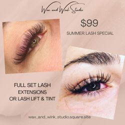 Wax And Wink Studio - Summer  Lash Special $99