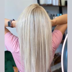 Wild Society Boutique Salon - Custom blonding by stylist Michaela