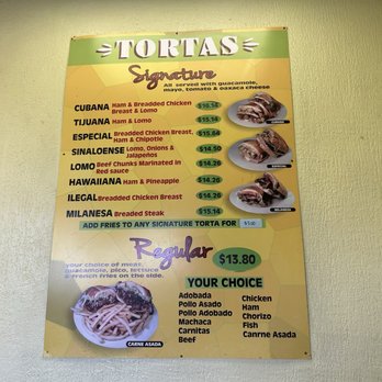 Sarai's Taco Shop - Menu as of Feb 2026 - Mexican Near Me - Chula Vista, California