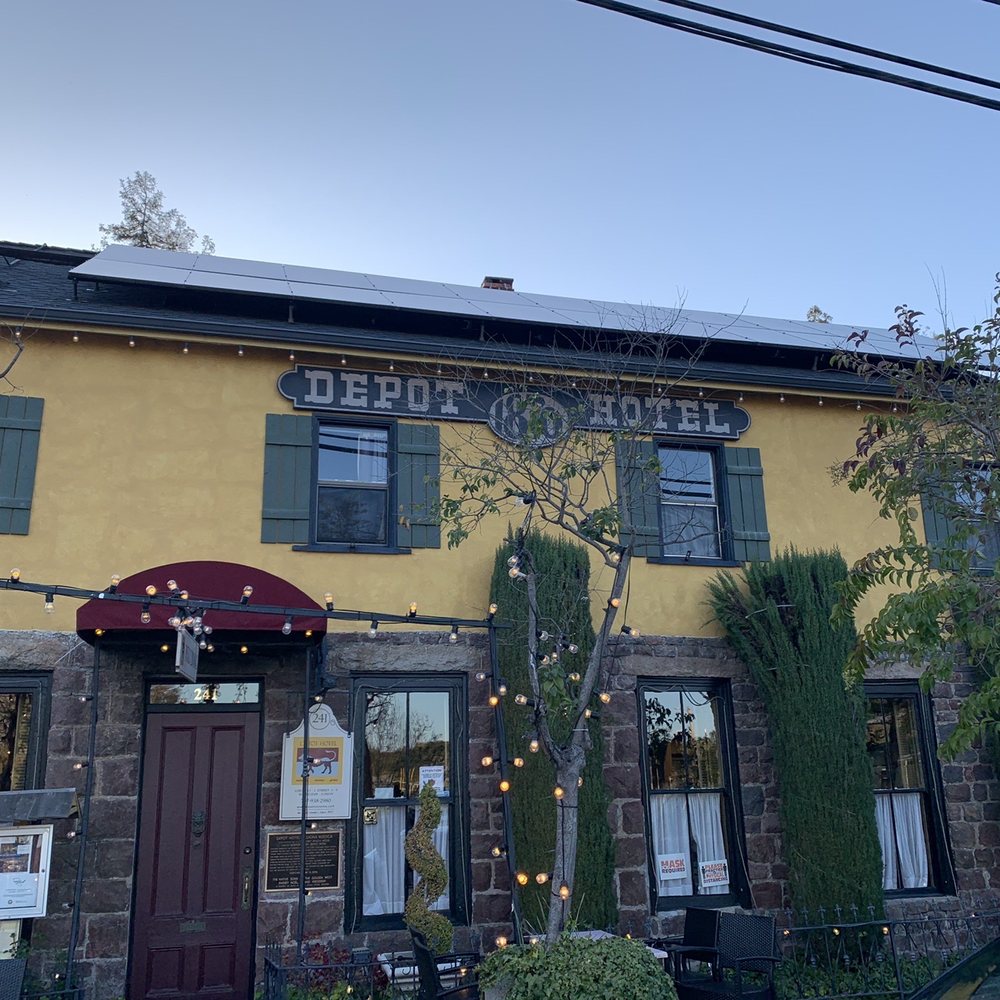 The Depot Restaurant - Restaurant exterior - Italian Near Me - Sonoma, California The Depot Restaurant - Restaurant exterior - Italian Near Me - Sonoma, California