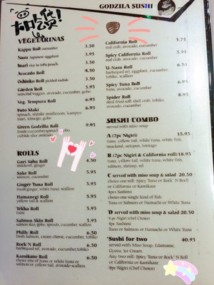 Menu photo 6 Godzila Sushi San Francisco, CA Menu photo 6 Godzila Sushi San Francisco, CA