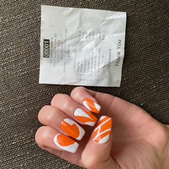 Legacy Nails & Spa - Nail set and receipt - Nail Salons Near Me - Plano, Texas