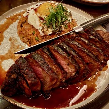 Sugarcane - NY steak with fried rice - Cocktail Bars Near Me - Las Vegas, Nevada Sugarcane - NY steak with fried rice - Cocktail Bars Near Me - Las Vegas, Nevada