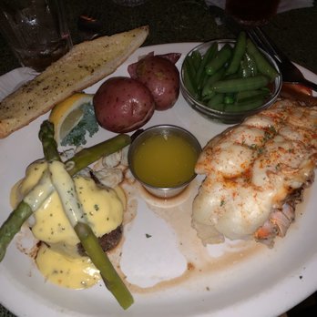 Flamingo Grill - Fillet and lobster tail. - Seafood Near Me - Myrtle Beach, South Carolina