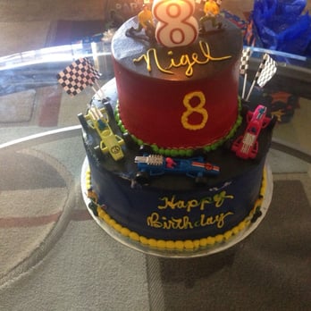 Lindmair Bakery - Race car themed bday cake ! - Bakeries Near Me - Riverside, California