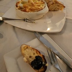Suna Restaurant - Escargot with butter, cheese, and garlic and crostini to soak it all up.