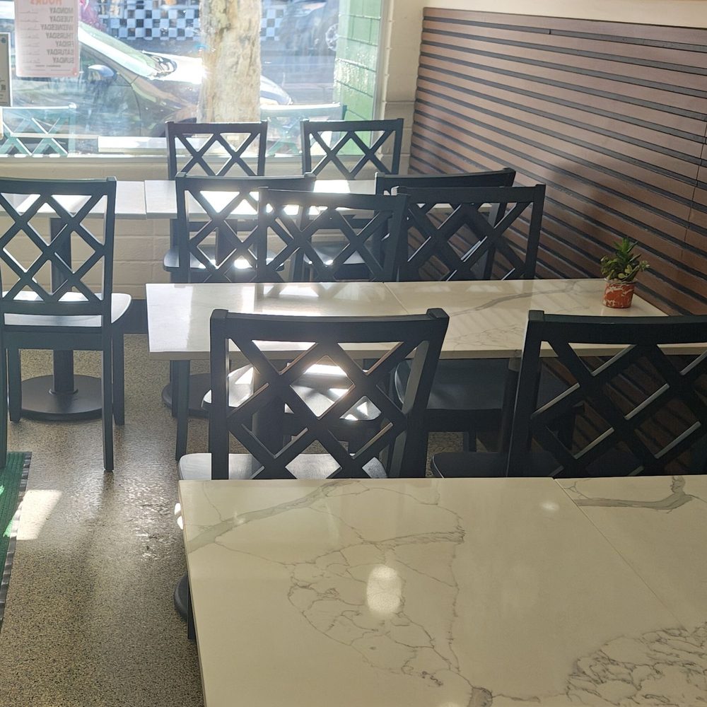 Green Fork - Partial view of some seating - Salad Near Me - San Diego, California Green Fork - Partial view of some seating - Salad Near Me - San Diego, California