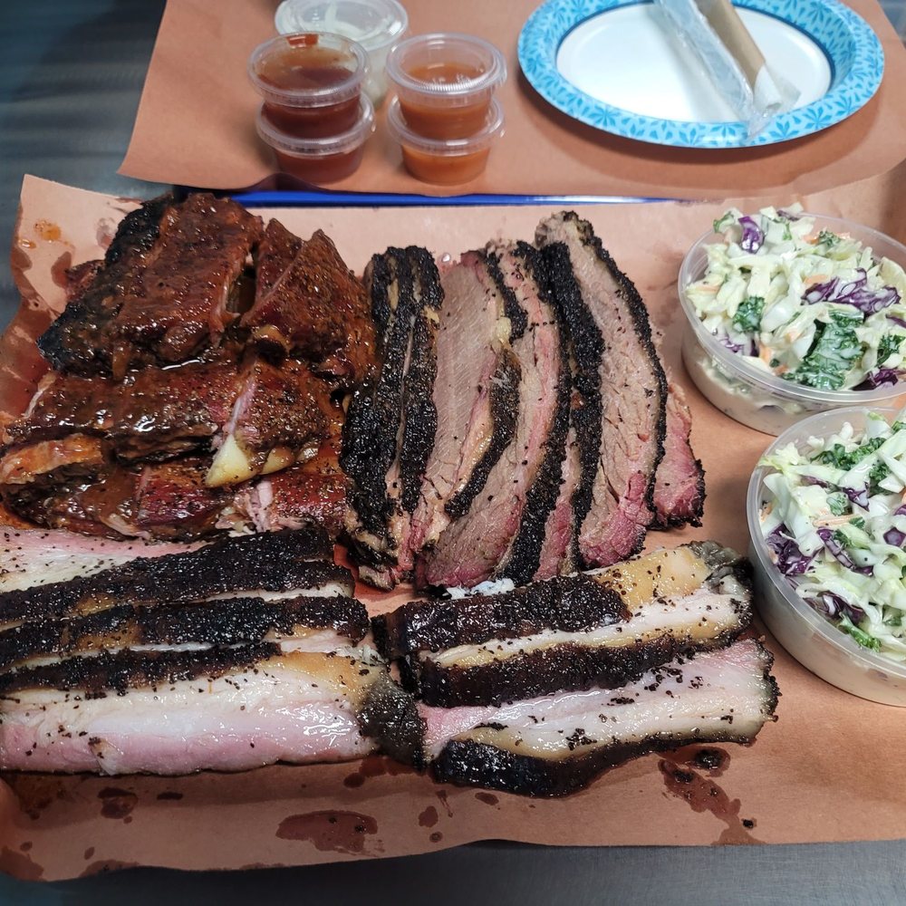 Sunset Texas Barbecue - Ribs, pork belly, brisket, coleslaw - Barbeque Near Me - Honolulu, Hawaii Sunset Texas Barbecue - Ribs, pork belly, brisket, coleslaw - Barbeque Near Me - Honolulu, Hawaii