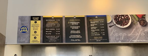 Menu photo 1 Dino's Mediterranean Fresh Edina, MN Menu photo 1 Dino's Mediterranean Fresh Edina, MN