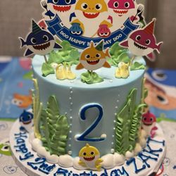 Minia's Bake Shop - Baby shark cake