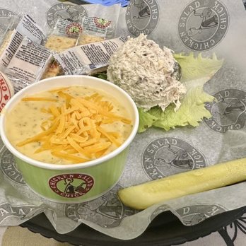 Chicken Salad Chick - A scoop of fancy nanny and broccoli cheese soup, - Southern Near Me - O'Fallon, Illinois